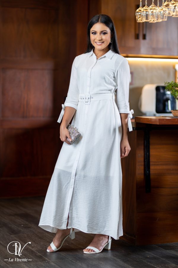 White Long Dress - Image 2