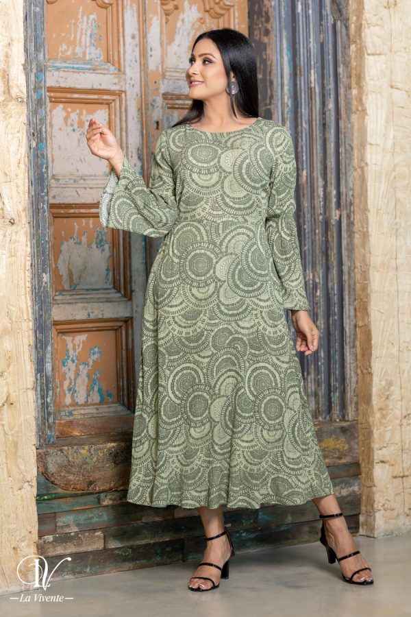 Printed Maxi Dress