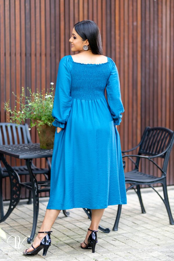 Smoked Midi Dress - Image 4