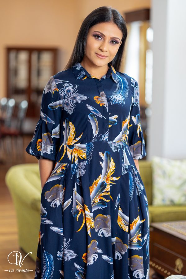 Tropical Printed Maxi Dress - Image 2