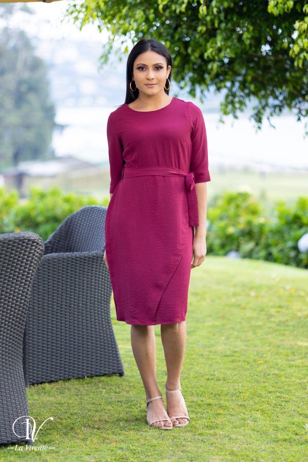 Front Tie Short Dress - Image 4