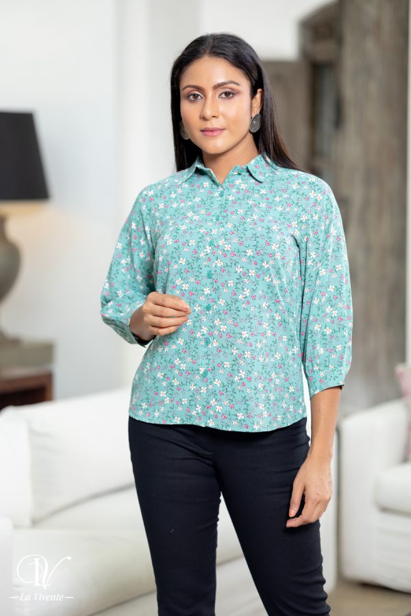 Floral Printed Shirt Top