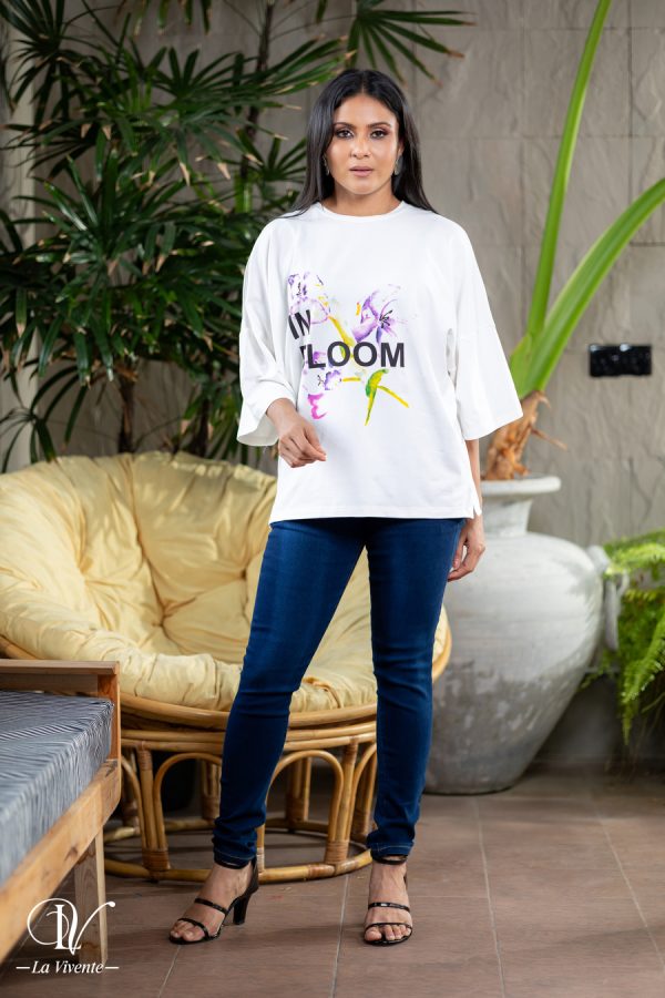 Printed oversized T-shirt - Image 4