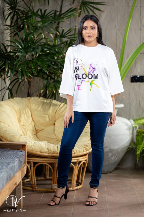 Printed oversized T-shirt - Image 2