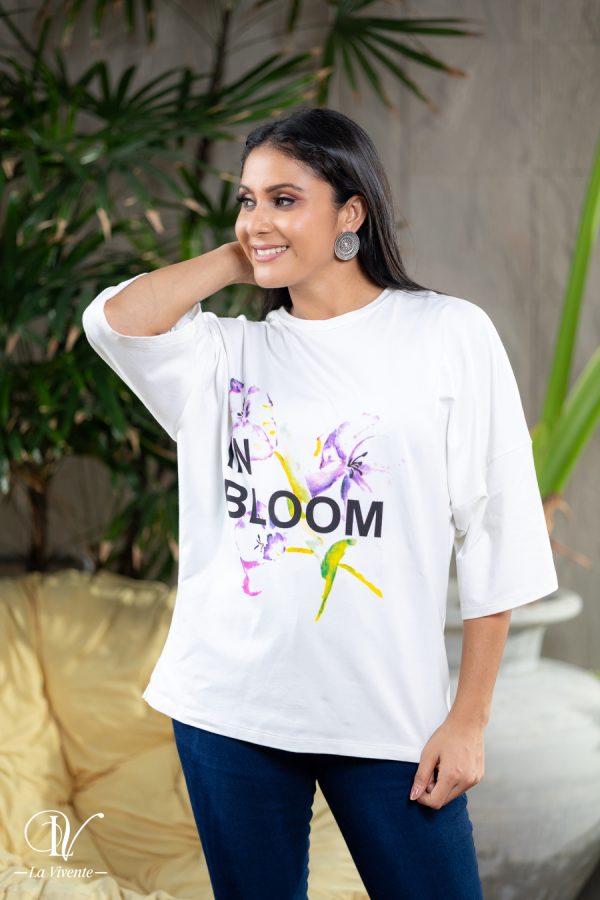 Printed oversized T-shirt