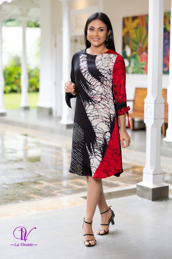 Silk Batik Dress - Image 2