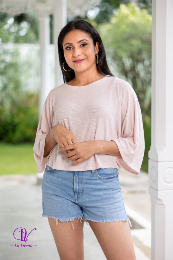 Round Necked Baggy Crop Top
