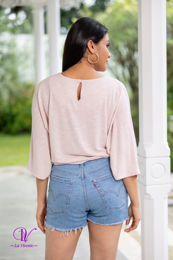 Round Necked Baggy Crop Top - Image 4