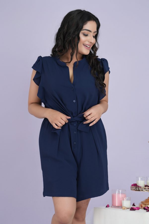Flutter Sleeved Casual Romper - Image 9