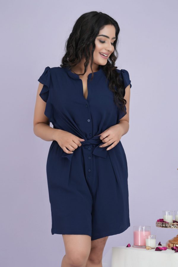 Flutter Sleeved Casual Romper - Image 9