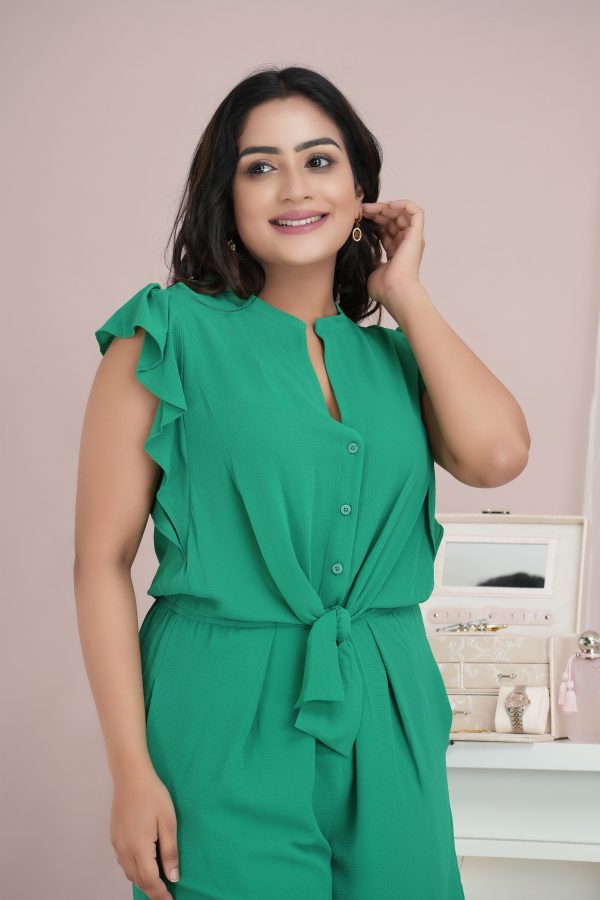 Flutter Sleeved Casual Romper