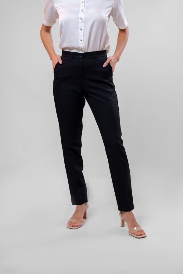 Waist Button Up Pencil Cut Pant