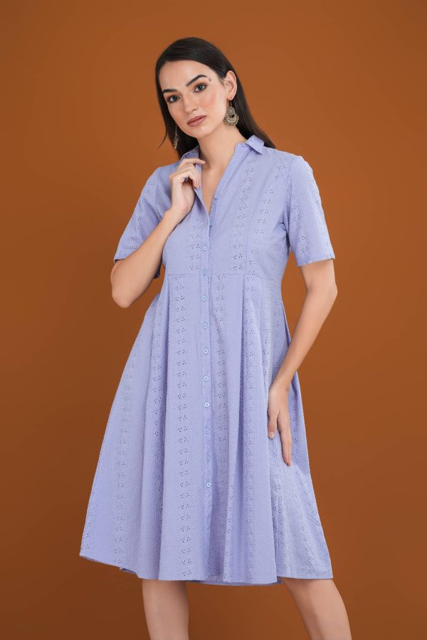 Cutlawn Short Sleeve Shirt Dress - Image 3