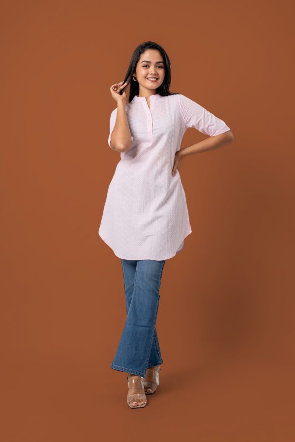 Curved Hem Kurta Top - Image 4