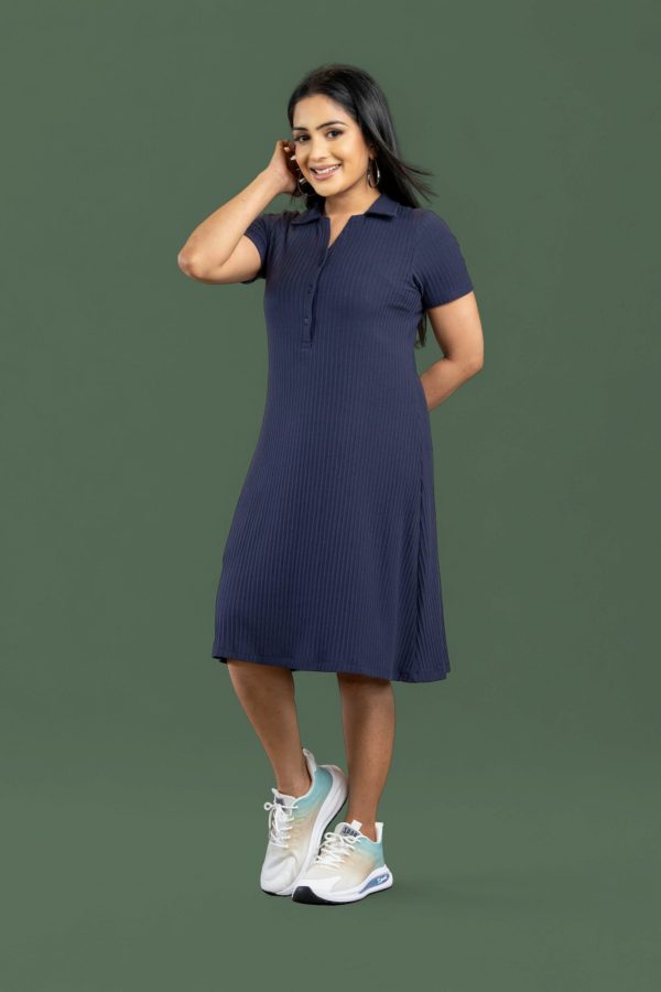 Short Rib Polo Dress - Image 3