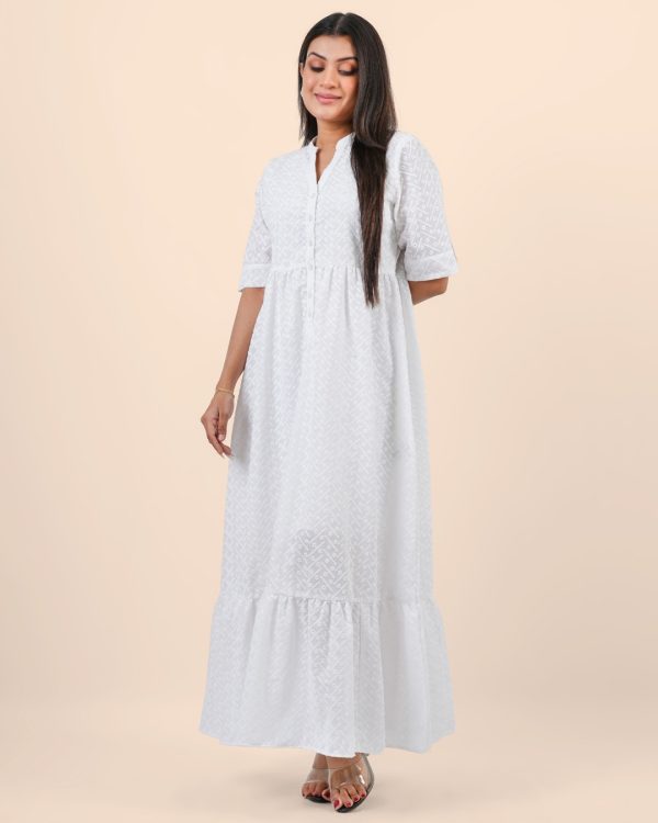 Tier Detail Maxi Shirt Dress - Image 2