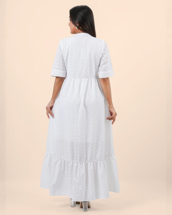 Tier Detail Maxi Shirt Dress - Image 5