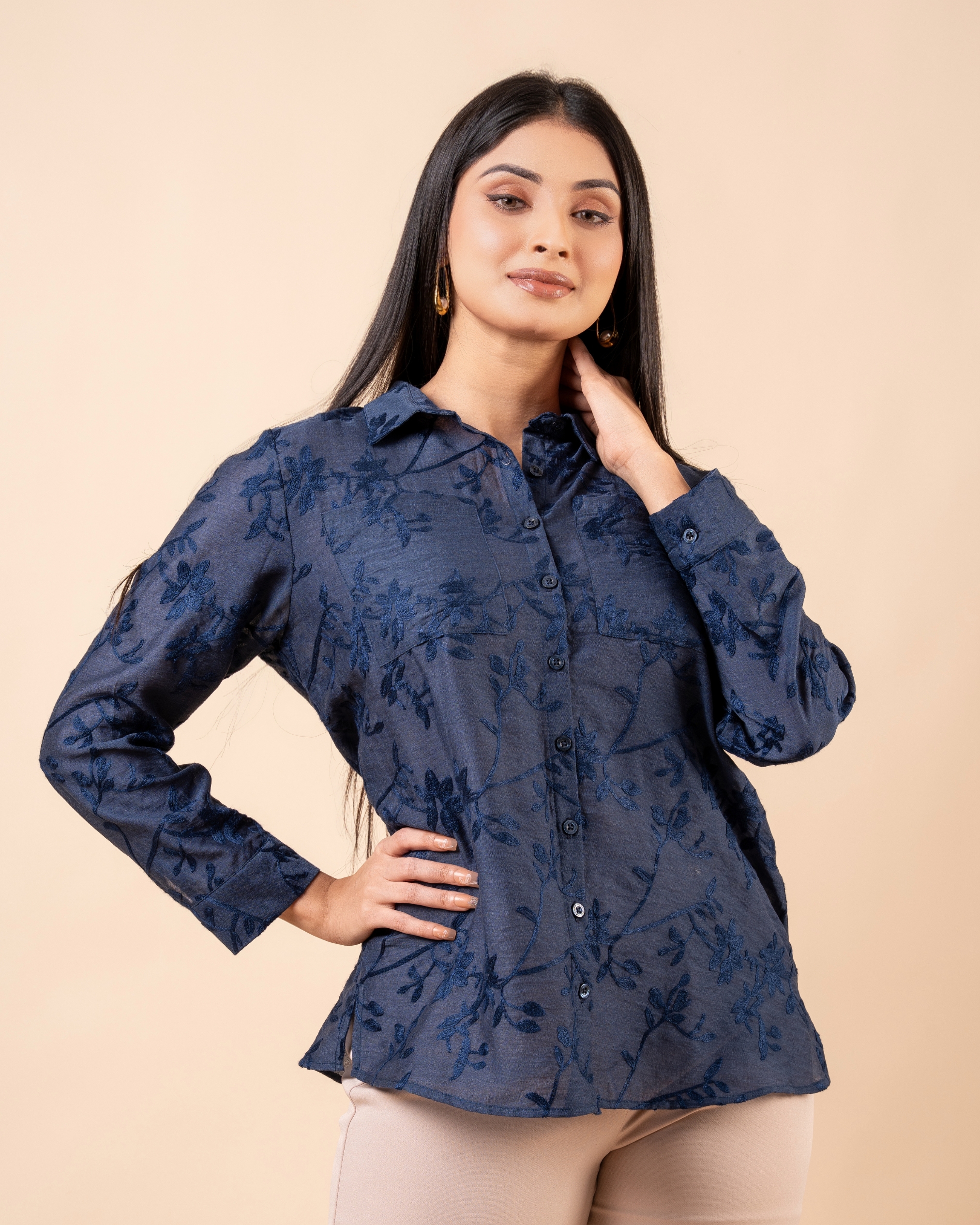 Double Pocket Detail Shirt - Image 2