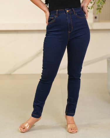 La Vivente High Waist Dark and Light Wash Skinny Jeans